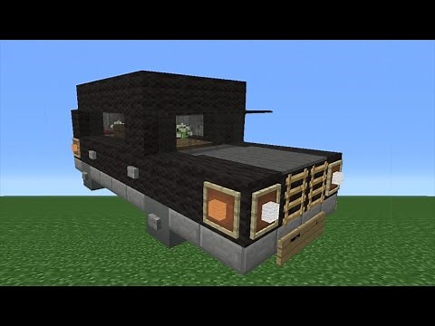Minecraft Tutorial: How To Make A Hearse (Funeral Car)