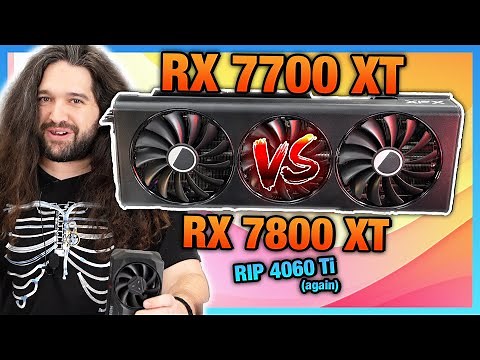 AMD RX 7700 XT GPU Review & Benchmarks vs. 7800 XT, 6800 XT, RTX 4060 Ti, & More