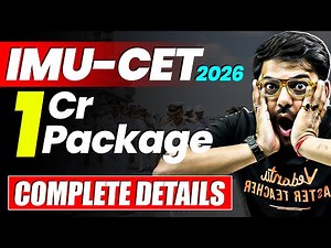 All About IMU-CET 2026 | Eligibility, Syllabus, Exam Pattern, Cutoff, Placement | Harsh Sir