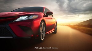 Enjoy the bliss of riding on the available black 19” machined-finish alloy wheels. | Toyota USA