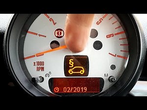 MOT / Roadworthiness Indicator Reset on Mini R56