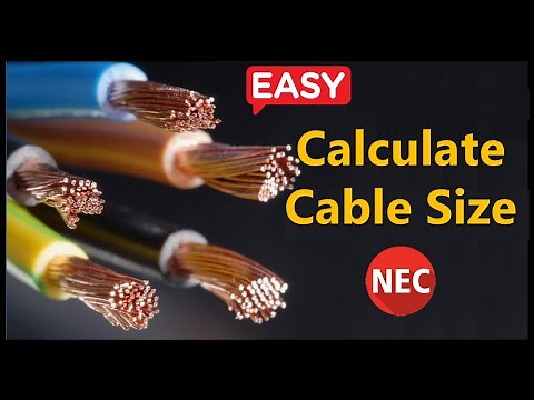 How to Calculate Cable Size | Cable Size Calculation | Step-by-Step