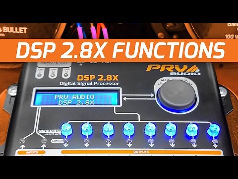 Learn how to use the PRV Audio DSP 2.8X (Digital Signal Processor)