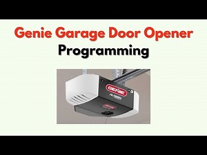 Genie Garage Door Opener Programming – Factory Reset & Keypad Reprogramming