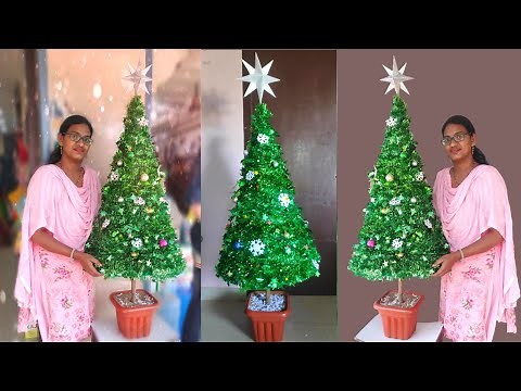 Diy inexpensive Christmas tree 2023 | Make your own Christmas tree at home with Cardboard