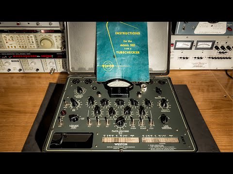 Weston 981 Type 3 TUBECHECKER Repair, Modification, And Alignment Procedure!