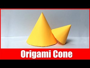DIY Cone | How to Draw and Cut a Circle Without Compass | New Way to Make a Cone