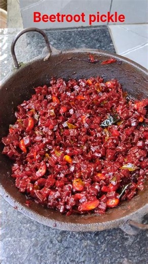 Homemade Beetroot pickle/ അച്ചാർ😋#shorts #recipe