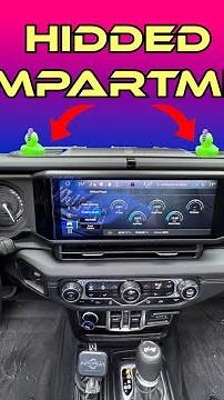 Hidden compartment 2024 Jeep Wrangler