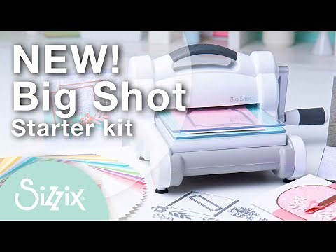NEW! Sizzix Big Shot Starter Kit Unboxing and Demonstration