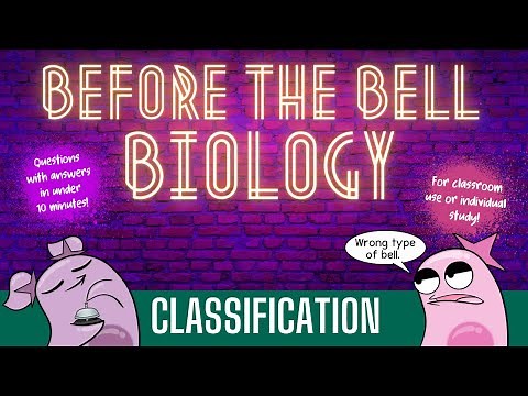 Classification and Taxonomic Groups: Before the Bell Biology