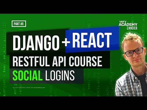 Django Rest Framework Course - Social Logins with React and DRF - Part-9