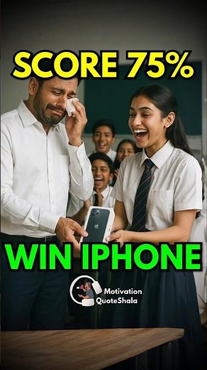 4 Topper Gifts 🤯 Score 75% = Win iPhone!