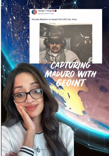 How space technology helped capture Maduro 🛰️ #spacetok #science #maduro #astrotok #techtok