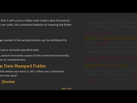 How to Create a New Folder with the Current Date Using a Batch File in Windows