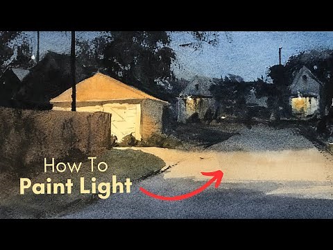 How to Paint Light in Watercolor