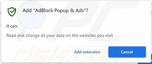 AdBlock Popup & Ads Adware