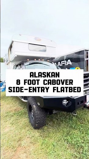 Alaskan Flatbed Truck Camper