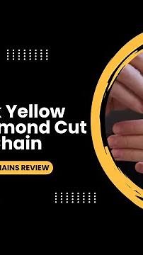 2mm 14k Yellow Gold Diamond Cut Franco Chain | Best Men's Gold Chains Review