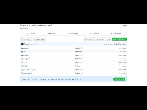 How to push code (file/folder) from local to GitHub repository from scratch