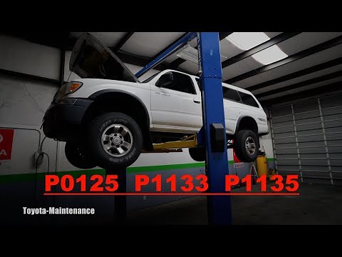 TOYOTA Code P0125 P1133 P1135