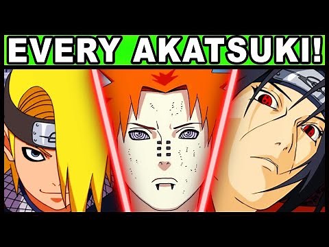 All 14 Akatsuki Members and Their Powers Explained! (Naruto / Boruto Every Akatsuki)