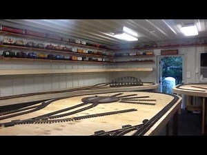 A 16 by 38 G scale layout