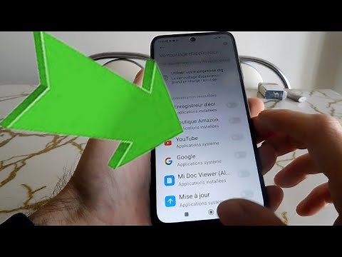 Verrouillage application redmi