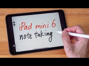 iPad mini 6 note taking and handwriting test