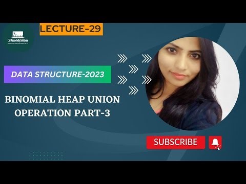 Data Structure 2023 || Binomial Heap Union Operation with Time Complexity || Binomial Heap Operation