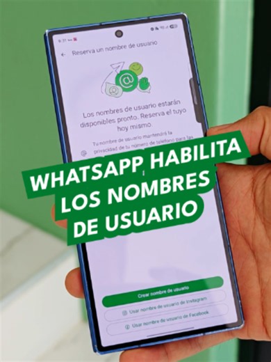 WhatsApp habilita los nombres de usuario WhatsApp anuncia formalmente el inicio global de las reservas anticipadas para adquirir un nombre de usuario único y personalizado. ¿Vas a correr de inmediato a la sección de Ajustes de Cuenta de tu WhatsApp para asegurar y apartar tu alias único esta misma semana? #celulares #smartphones #android #tecnologia #isamarcial #review #unboxing #elrecuento #noticias #whatsapp