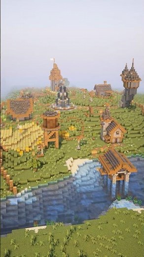 I Built a Medieval Village in Minecraft | Tutorial