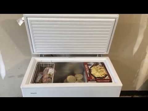 Setting up "HotPoint" Chest Freezer from LOWES - Review! ($179)