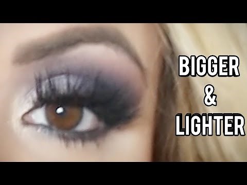 How to make BROWN eyes look LIGHTER with Makeup 2020 | EASY way to Make Brown eyes POP!