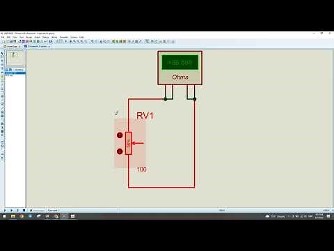 Potentiometer in Proteus 8 Professional Simulation