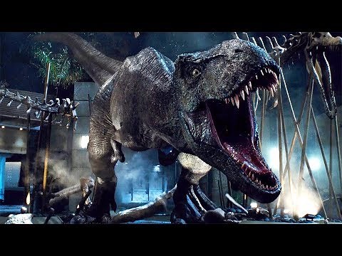 T-Rex vs Indominus Rex - Final Battle Scene - Jurassic World (2015) Movie Clip HD