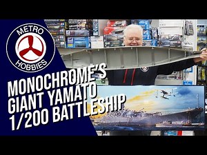 Monochrome 1/200 Yamato Battleship Model Kit | Model Kit Up Close