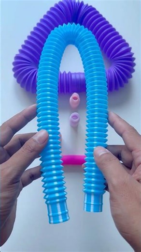 Relax Vibes with DIY Crunchy POP Tube ASMR #asmr #oddasmr #diy #crunchy