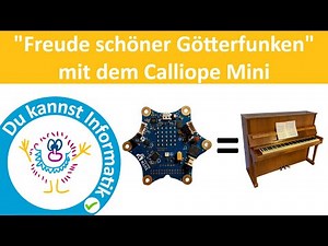 Musikinstrument – So machst du Musik mit dem Calliope Mini – Programmieren mit dem Calliope Mini