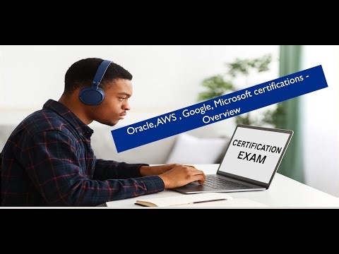 Get an understanding on level of certification in IT - Oracle, AWS, Google & Microsoft.