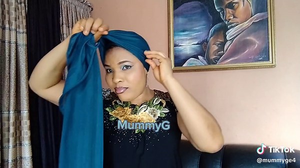 Simple head wrap tutorial #tutorialtiktok #tutorialtiktokviral #fypシ゚viral #fyp #trendingvideo