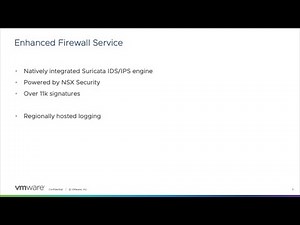 VMware SD-WAN Enhanced Firewall Services Overview