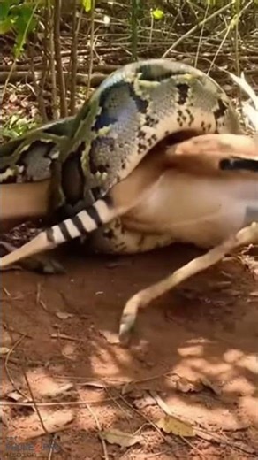 जंगल में विशाल अजगर का शिकार 😱🐍 | Python Hunting Deer in Forest | #Wildlife #ViralVideo | Mr Dion