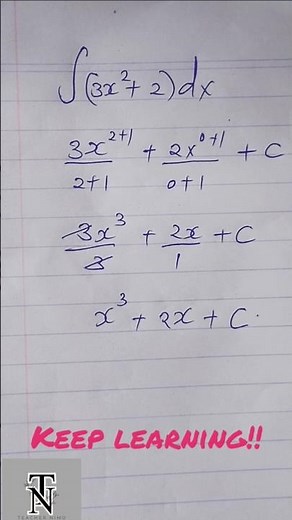 Indefinite Integrals Made Easy (Intuition + Examples)