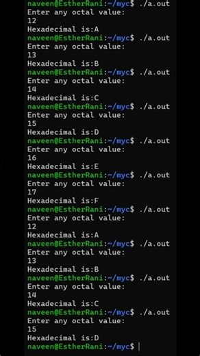 C Program to Convert Octal to Hexadecimal Instantly ⚡ | C Programming Trick