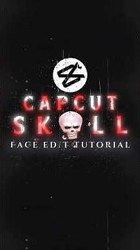 Skull Face Edit Tutorial 💀🔥| Capcut Tutorial #shorts #capcuttutorial