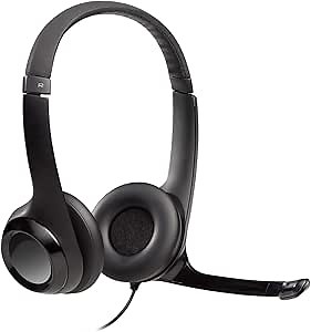 Logitech USB Headset H390 with Noise Cancelling Mic (Renewed)