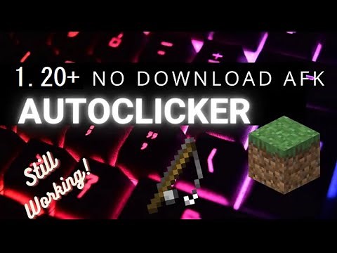 1.21.5+ Minecraft Autoclicker AFK | hold down a button while tabbed out! FREE NO DOWNLOAD