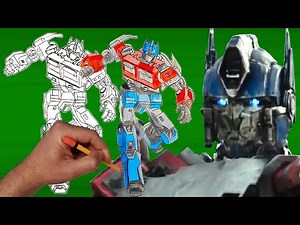 5 Steps to Draw | OPTIMUS PRIME From TRANSFORMERS | Easy Step-by-Step Drawing process