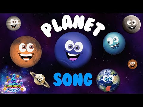 Planets of the Solar System Song 🌍 | Fun Planet Song for Kids | Sing Along and Learn - with lyrics 🎵